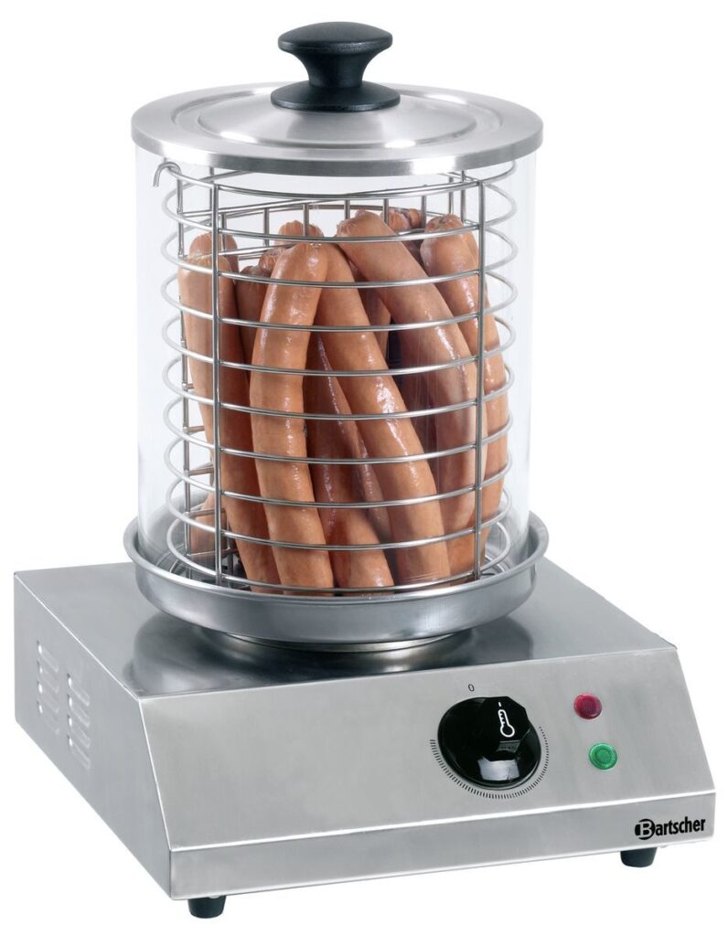 Bartscher Hotdog koker, hoekig