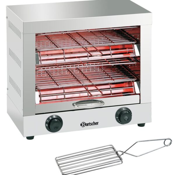 Toaster/ Kwarts gratineeroven, dubbel